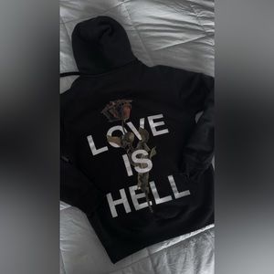 Yours Truly by Phora - Love is Hell Hoodie - Men’s M